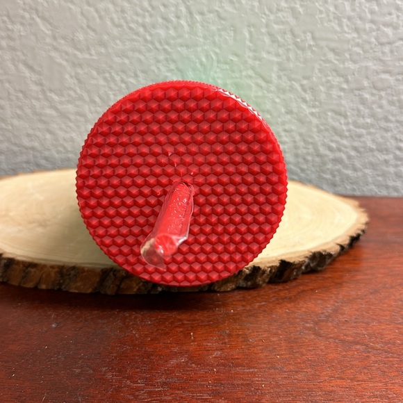 New Hello Kitty 24 ounce tumbler with straw, Christmas green and red - Picture 4 of 5